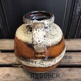 Rare Vintage West German Scheurich Pottery Ball Vase 484-21