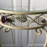 Art Nouveau style iron console