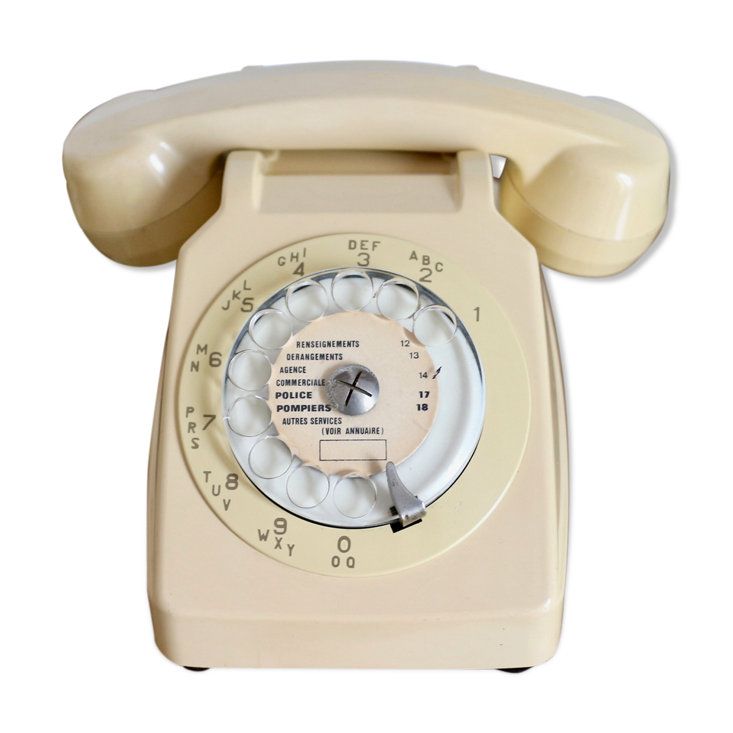 Socotel S63 beige dial phone