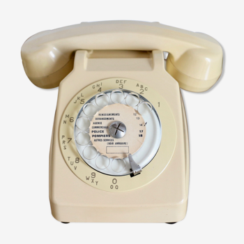 Socotel S63 beige dial phone