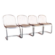 Chaises de salle à manger italiennes par Gastone Rinaldi, années 1970, lot de 4