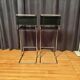 Pair of Linea Veam bar stools, Italy, 1980s