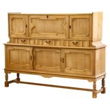 Vintage 1960s oak cabinet - cupboard style of Danish design Henning Kjærnulf