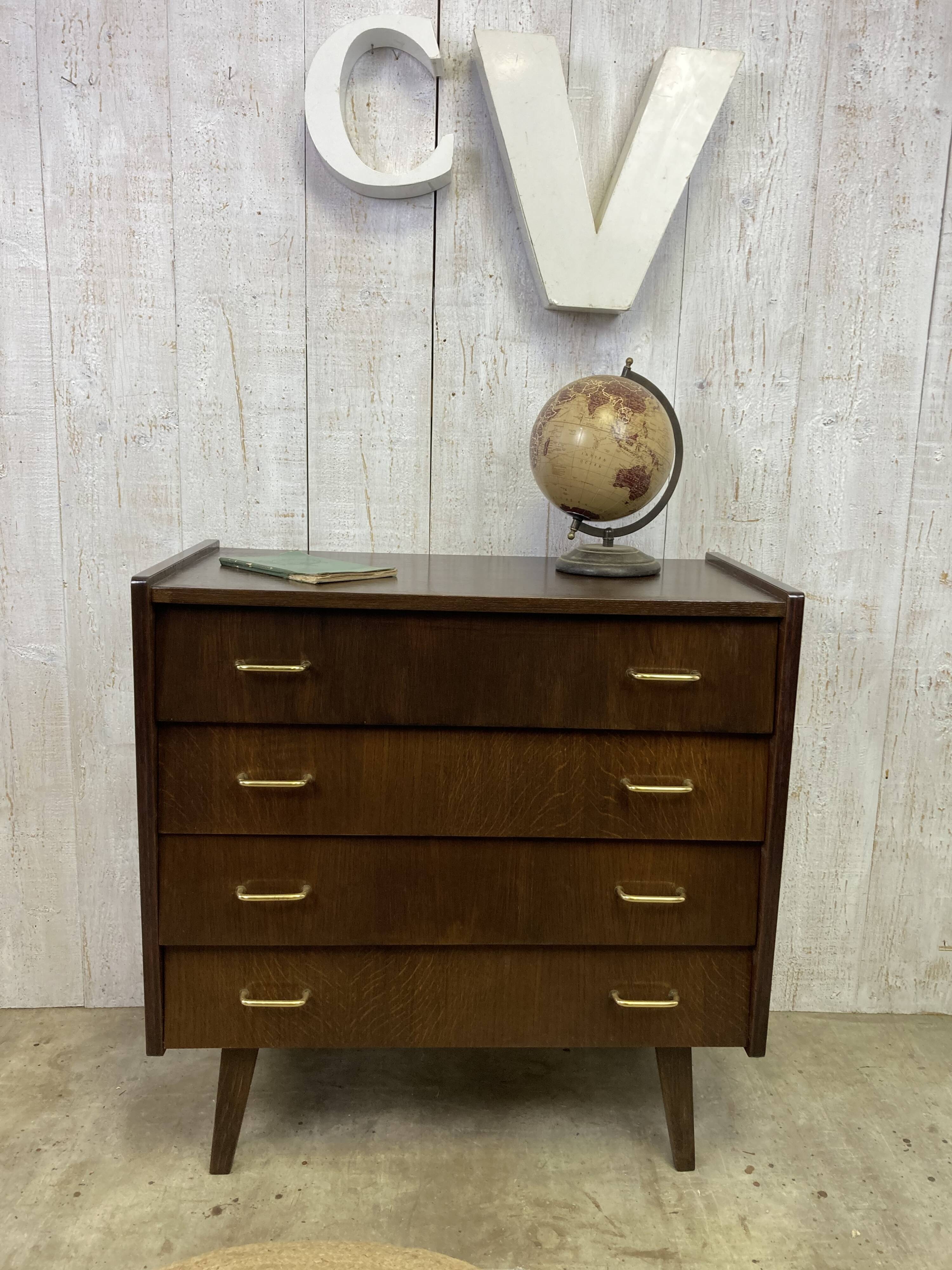 Vintage winged chest of drawers