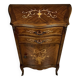 Curved Louis XV style ceremonial buffet in marquetry