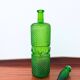 Italian carafe Empoli green with diamond point relief