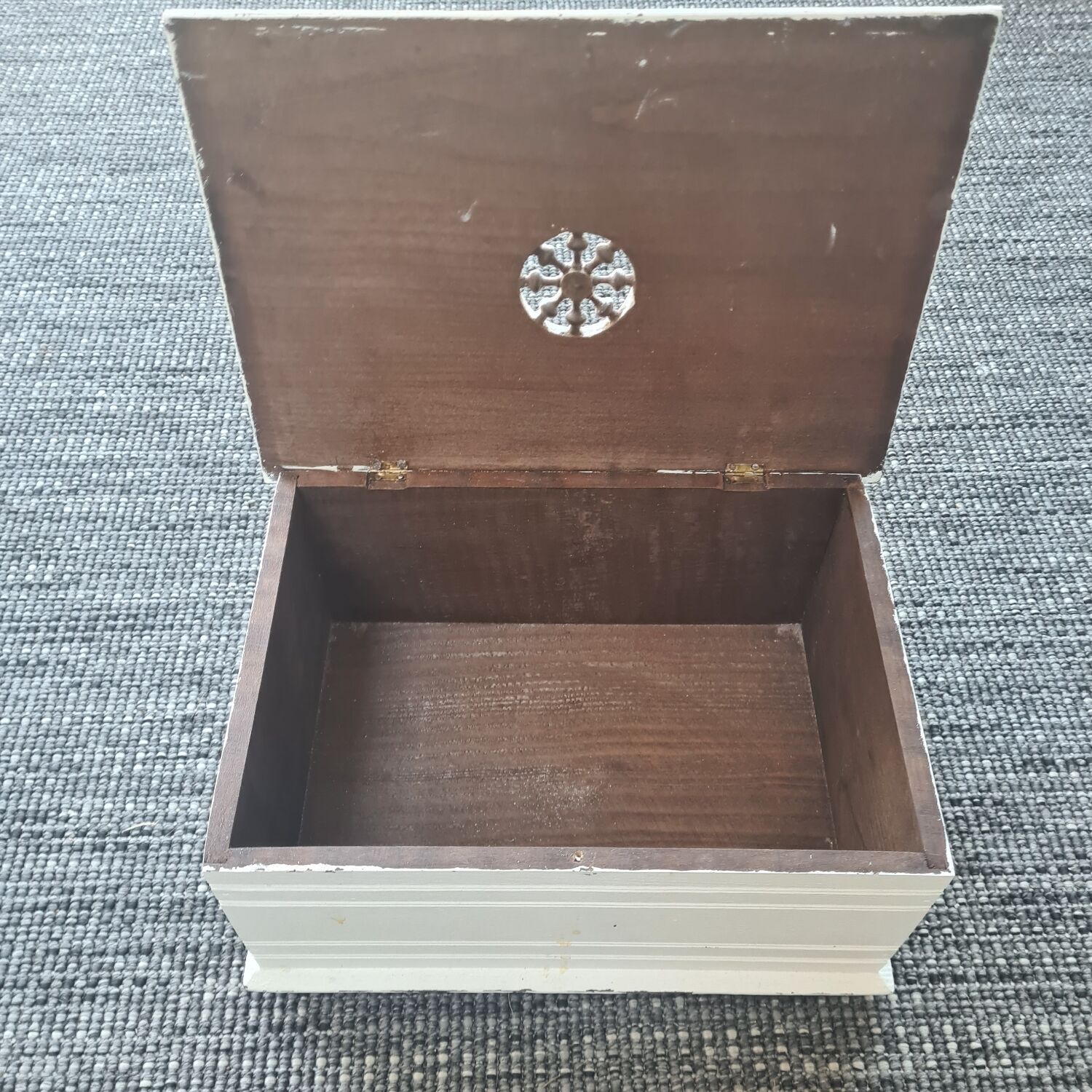 Old wooden box