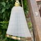 Vintage 1950s granite glass globe lamp