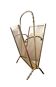 Gold-plated brass magazine rack Maison Baguès