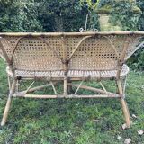 Rattan garden furniture