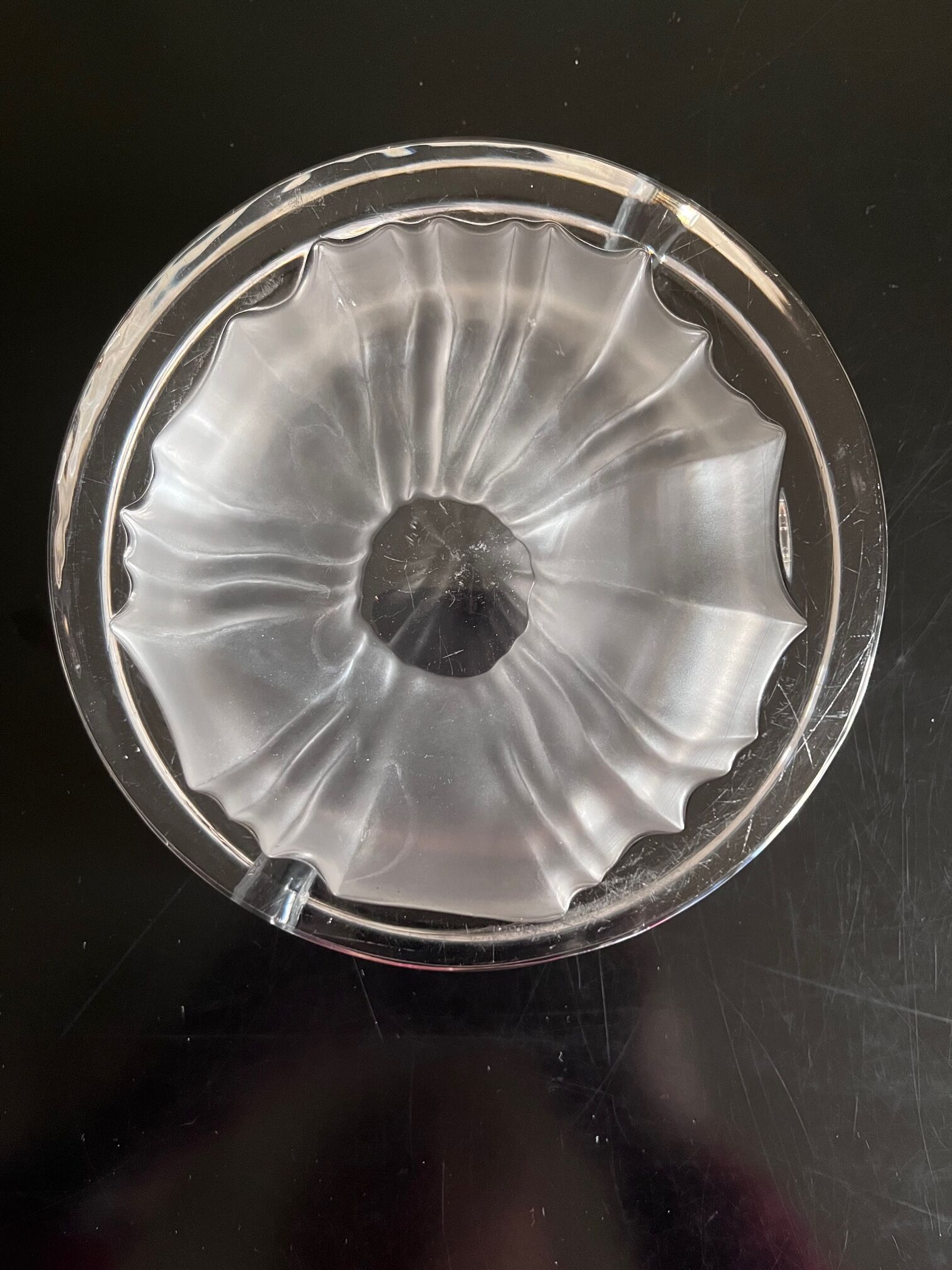 Cendrier en cristal Daum