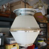 Granite glass globe hanging lamp