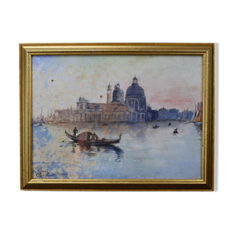 Aquarelle de Venise Signée Dorsoduro