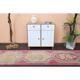Vintage Turkish Oushak handmade wool cotton pink runner rug 85x370