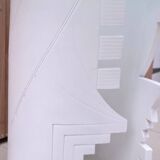 Eglantine Moreau ceramic and glass side table, France 1980