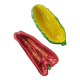 Corn and pepper slurry raviers