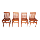 4 x beautiful Milano chairs cherry wood by Aldo Rossi for Molteni, 1980s