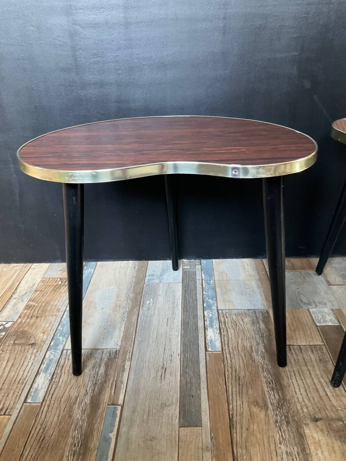 Duo of wooden and Formica coffee tables from the 60s and 70s