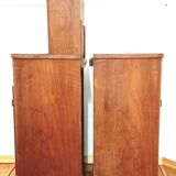 Pair of narrow cabinets with an extension, the 60s