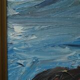 Fishermen, 1960s, oil on canvas, framed, Einar Emland (1916-1994)