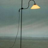 1970s minimalist floor lamp, adjustable reading lamp