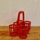 Vintage orange bottle holder