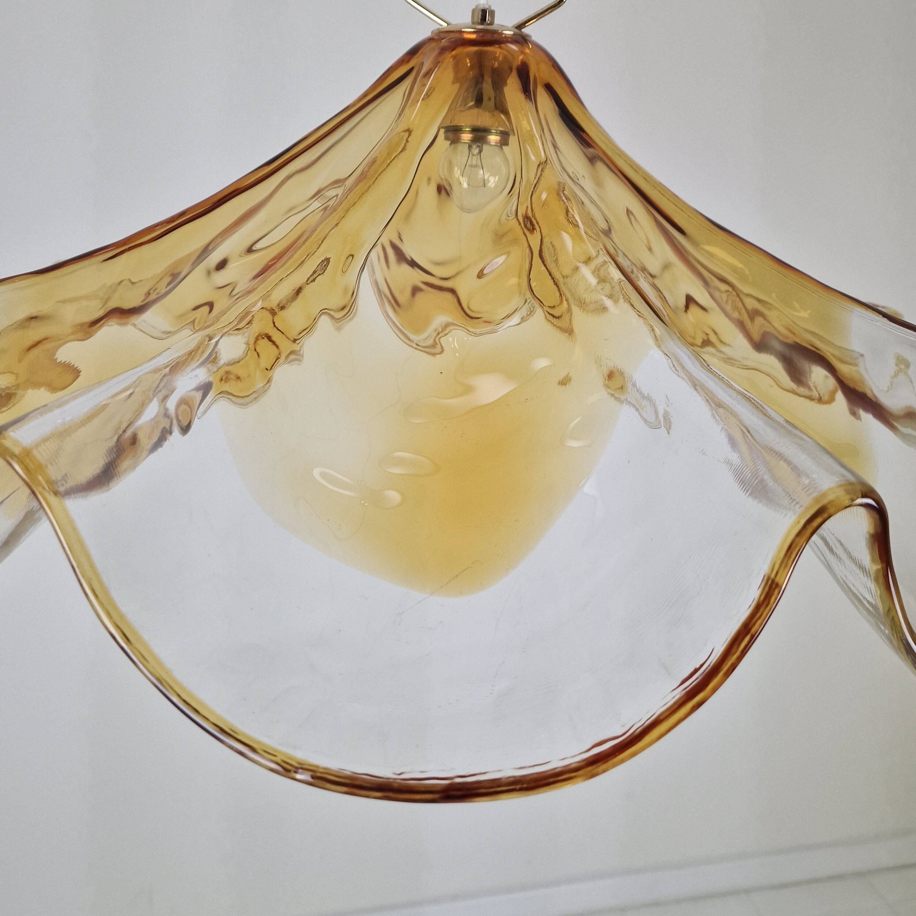 Suspension en verre de Murano La Murrina, Italie, années 1980 (2 disponibles)