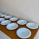 Art Deco coffee service in blue opaline