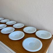 Art Deco coffee service in blue opaline