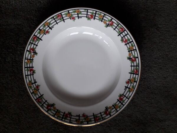 1 lot de 4 assiettes en céramique Limoges des années 50