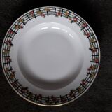 1 set of 4 Limoges ceramic plates from the 1950s