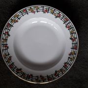 1 set of 4 Limoges ceramic plates from the 1950s