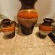 Set of vintage ceramic vases West Germany