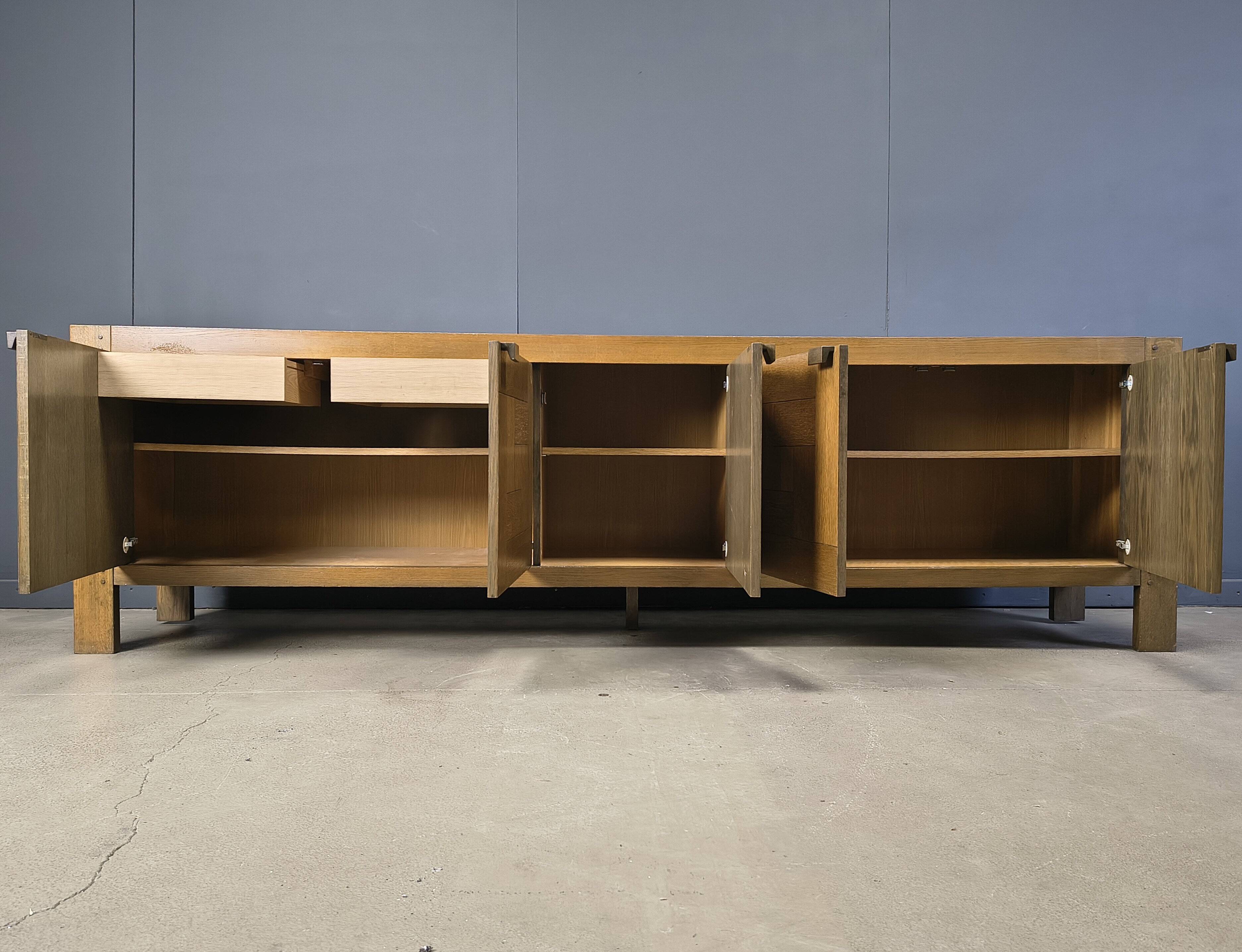 Vintage graphical sideboard by Frans Defour for Defour, 1970s