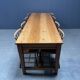 Grande table à draperie en bois antique