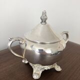 Antique silverware tea or coffee service signed fbrodgers and numbered