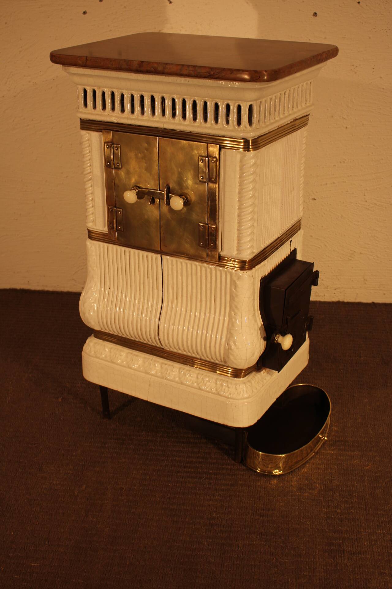 19th-century faience stove