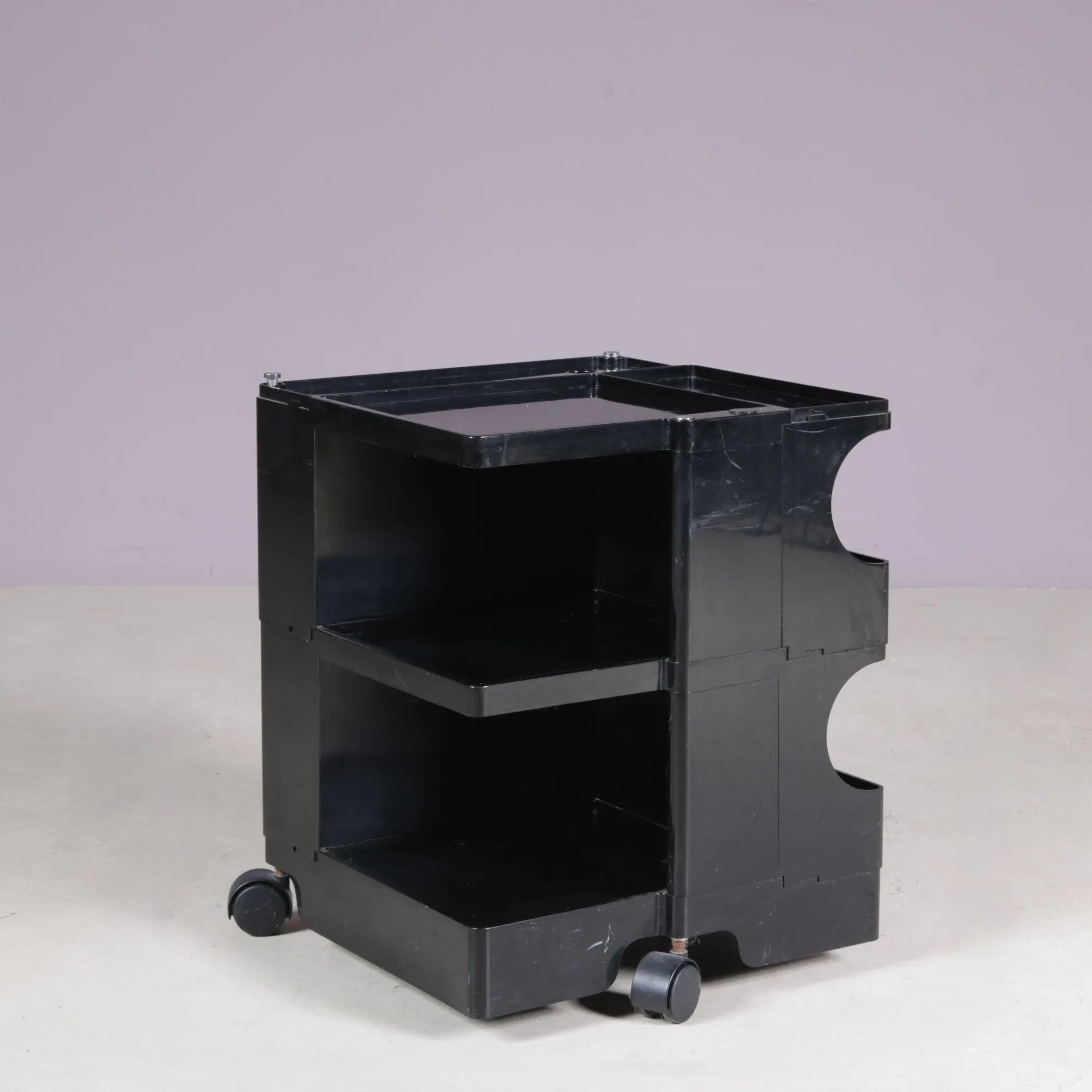 1970s low model Boby trolley Joe Colombo for Bieffeplast Italy