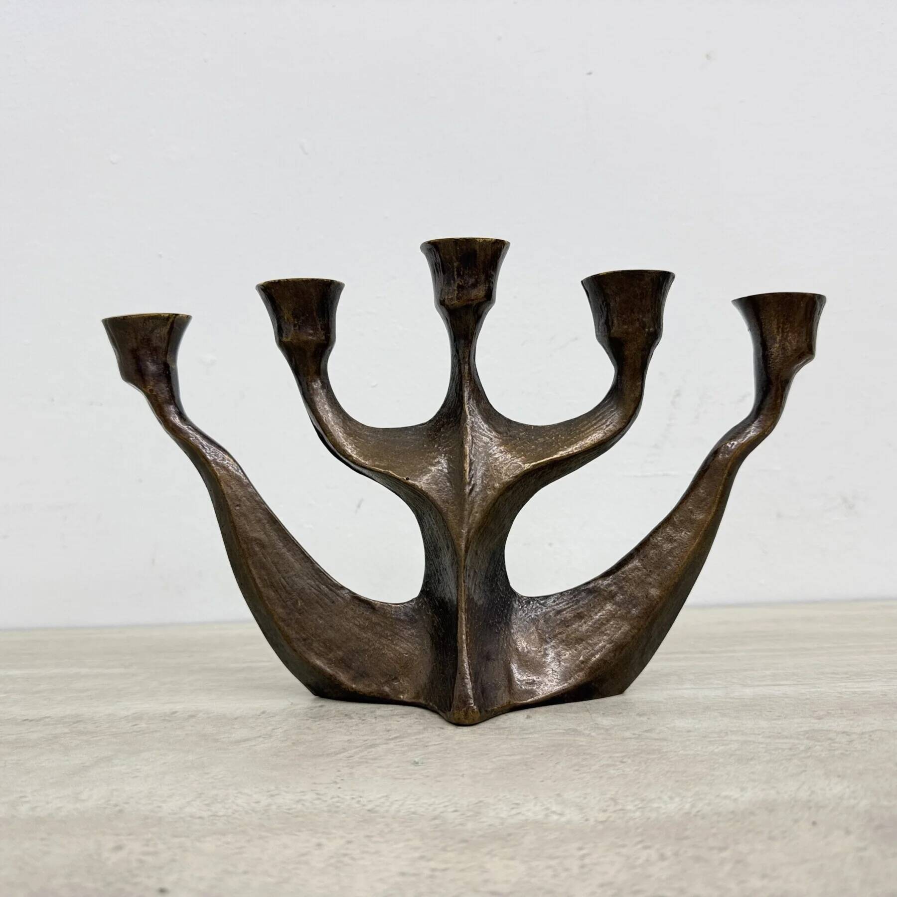 Brutalist candle holder by Horst Dalbeck, 1970s, Germany