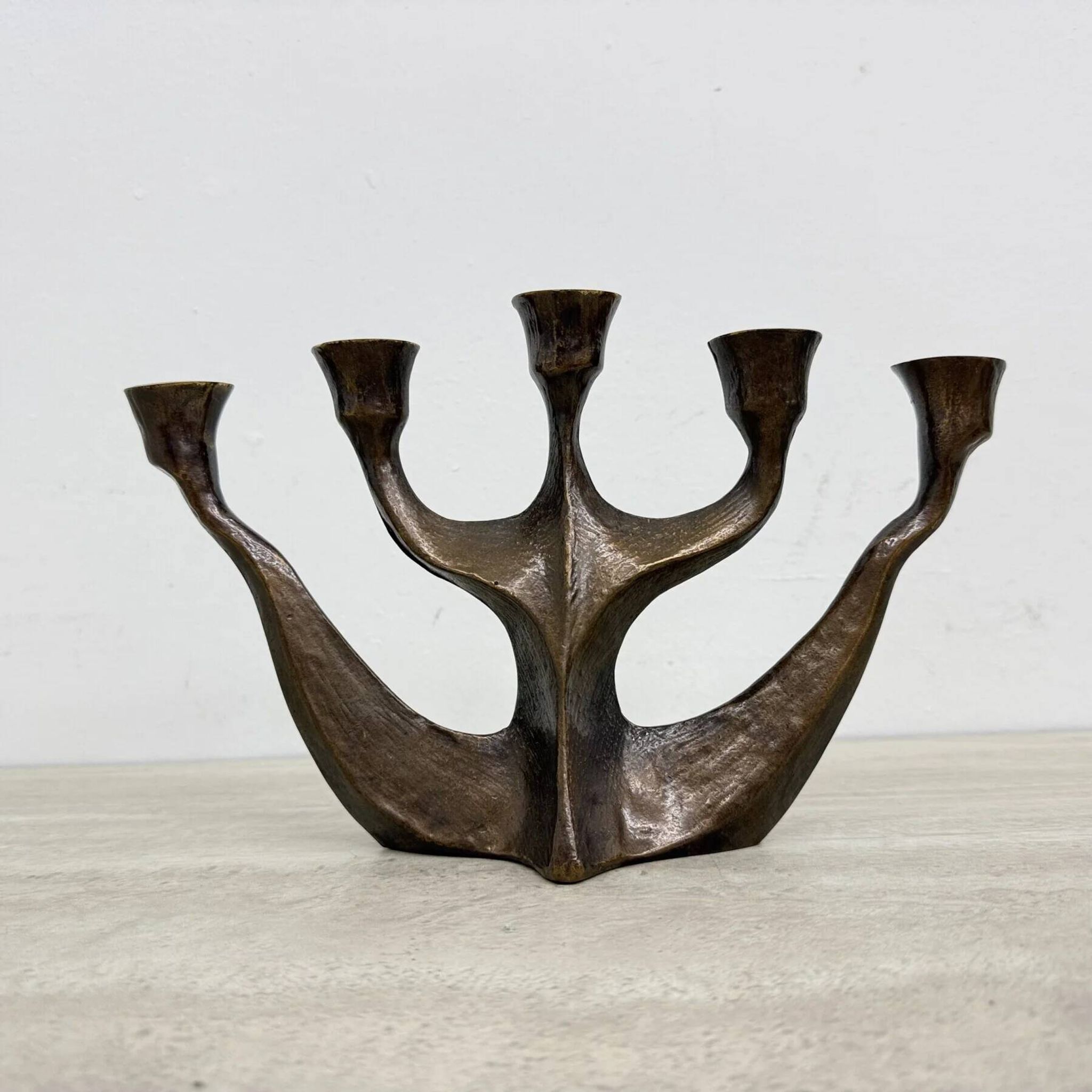 Brutalist candle holder by Horst Dalbeck, 1970s, Germany