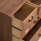 Small Japanese chest of drawers in paulownia – Showa period (c. 1950–1979)