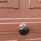 Old exterior entrance door solid H225xW86cm solid wood