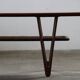 Vintage coffee table, Danish Design with V-Shaped Legs, Kurt Østervig 1950s