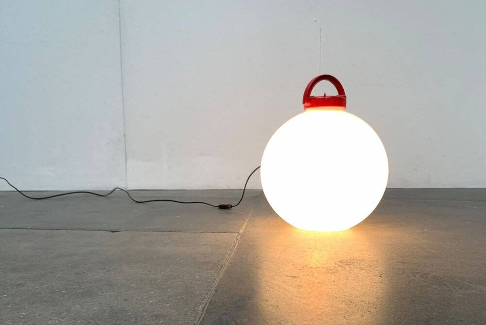 Vintage Italian floor lamp Space Age Tama by Isao Hosoe for Valenti Luce, 1970s