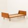 Danish mid century teak bed, 1960s