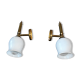 Pairs of flare wall lamps