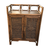 Rattan and bamboo buffet