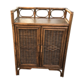 Rattan and bamboo buffet