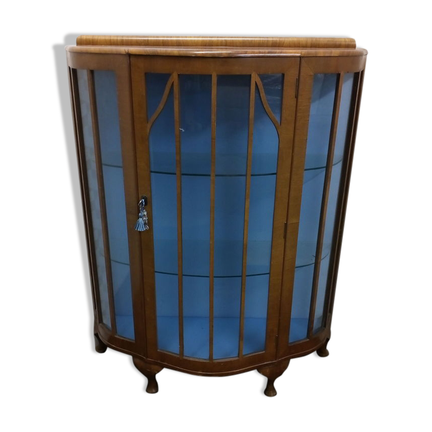 Chippendale art deco style showcase