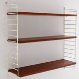 1960s Scandinavian Hylla wall shelf in mahogany
